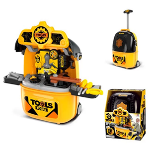 ست اسباب بازی میز ابزار 2 در 1 چمدانی کودک Tools Set Kit Toys_اسباب بازی